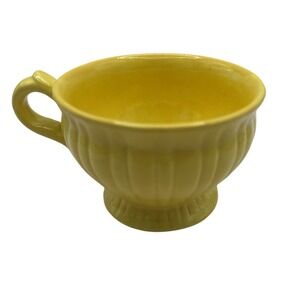 Vintage STANGL  Yellow Teacup Vintage Mid century Pottery 1388 Made‎ In USA